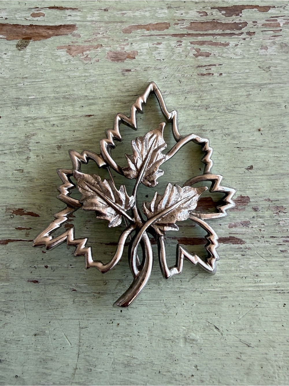 Vintage Maple Leaf Brooch by Emmons
